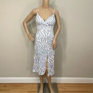 Le Lis Collection Zebra Print Midi Dress